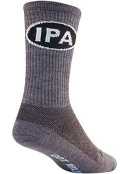 SockGuy Wool IPA Socks - 6 inch, Gray