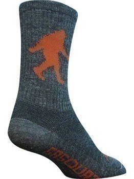 SockGuy Wool Sasquatch Socks - 6 inch, Gray, Large/X-Large