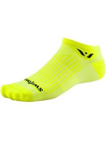 Swiftwick Aspire Zero Socks - No Show, Hi Viz Yellow, Medium