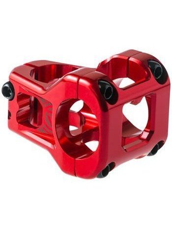 Deity Components Cavity Stem - 35mm, 31.8 Clamp, +/-0, 1 1/8", Aluminum, Red