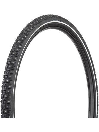 45NRTH Gravdal Tire - 700 x 38, Tubeless, Folding, Black, 60tpi, 252 Concave Carbide Studs