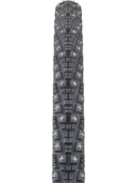 45NRTH Gravdal Tire - 700 x 38, Tubeless, Folding, Black, 60tpi, 252 Concave Carbide Studs