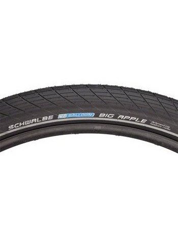 Schwalbe Big Apple Tire - 700 x 50, Clincher, Wire, Black/Reflective, Performance, Endurance, RaceGuard