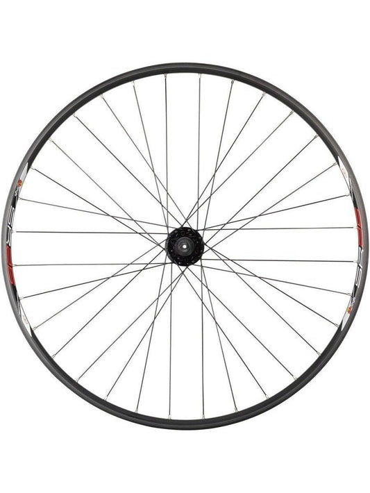 Quality Wheels Value Double Wall Series Disc Rear Wheel - 29", QR x 135mm, 6-Bolt, HG 10, Black, Clincher